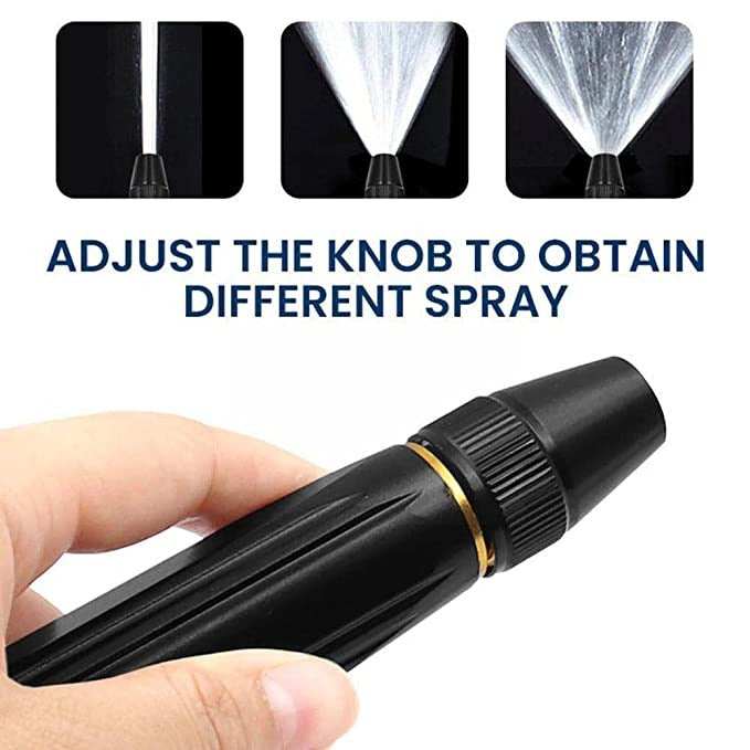 High-Pressure Metal Water Gun Nozzle for Household & Vehicle Cleaning