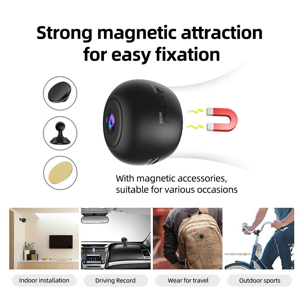 New A10 1080p HD Magnetic Wifi Mini Camera