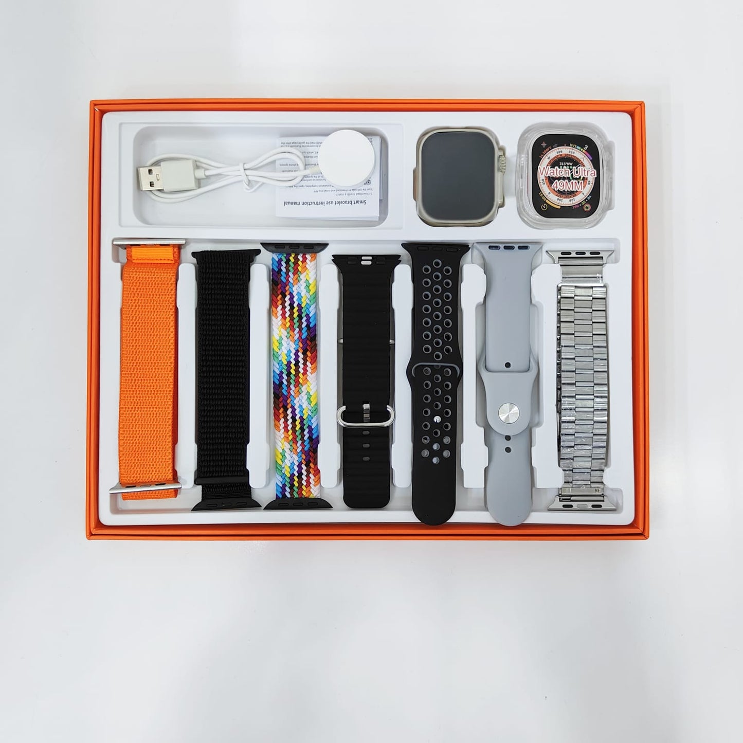 Ultra Smart Watch With 7 Straps