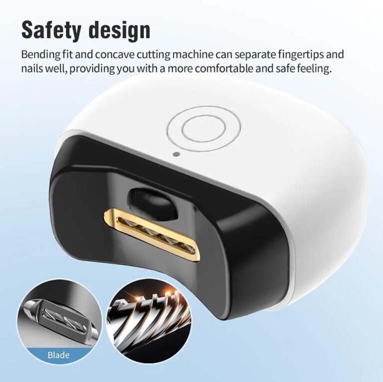 Mini Smart Nail Clipper, Professional Electric Nail Trimmer