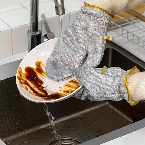 Multifunctional Wire Dishwashing Gloves 2 pack
