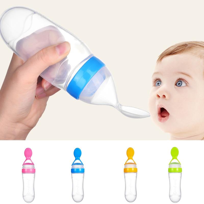 Silicone Squeeze Feeder Spoon