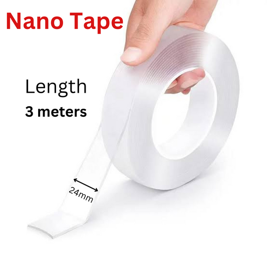 Double Sided Tape - Washable Silicon Transparent Tape